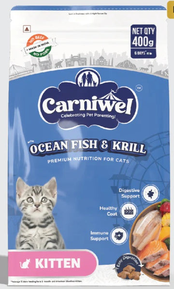 Carniwel Ocean Fish & Krill Kitten Dry Food